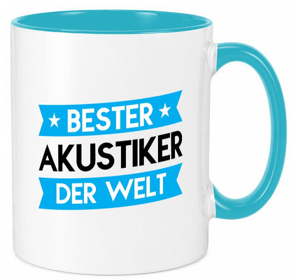 Bester Akustiker | Akustik Hörgeräteakustik lustiger Spruch Geschenk Humor Tasse