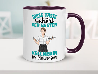 Im Universum: Kellnerin | Beruf kellnern Bedienung Geschenkidee Arbeit Kollegen