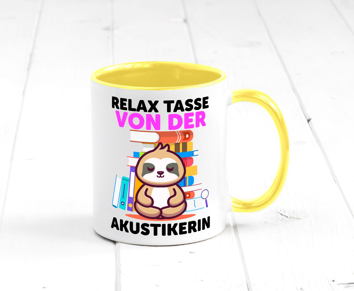 Relax Tasse: Akustikerin | Akustik Hörgeräteakustik Geschenk Humor Geschenkidee