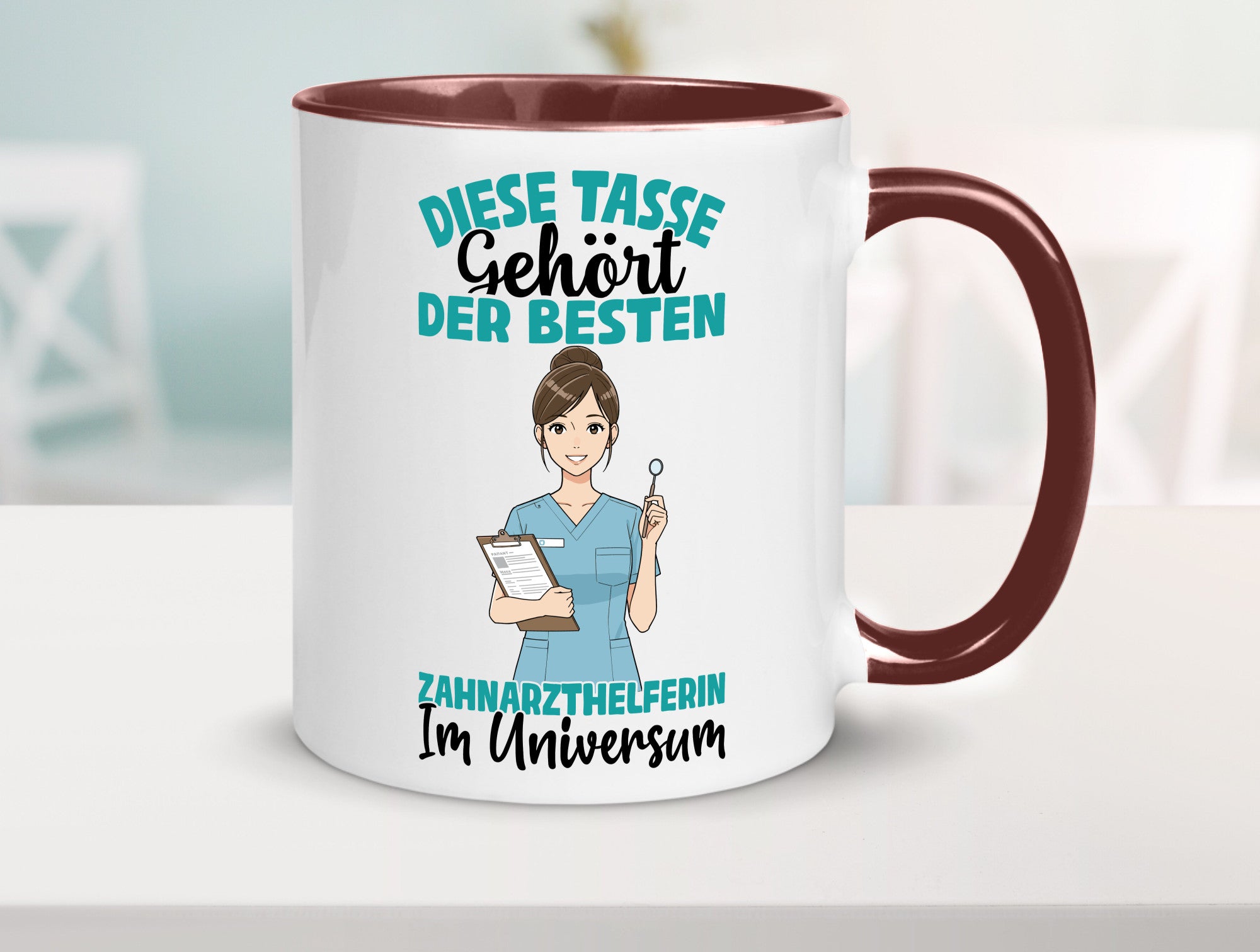 Im Universum: Zahnarzthelferin | Zahnmedizin Humor Geschenkidee Tasse
