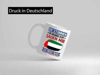 Vereinigte Arabische Emirate | Urlaub Stimmen im Kopf v2 Geschenk Humor