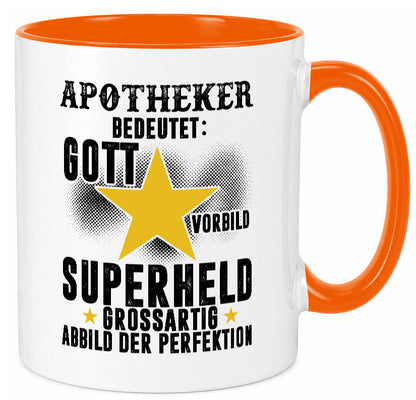 Bedeutung von Apotheker | Apotheke Pharmazie Humor Geschenkidee Tasse