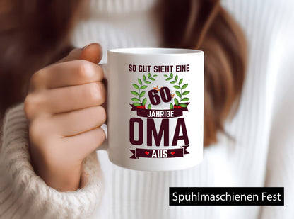 60. Geburtstag | 60 Jährige Oma Großmutter Geschenk Familie Geschenkidee