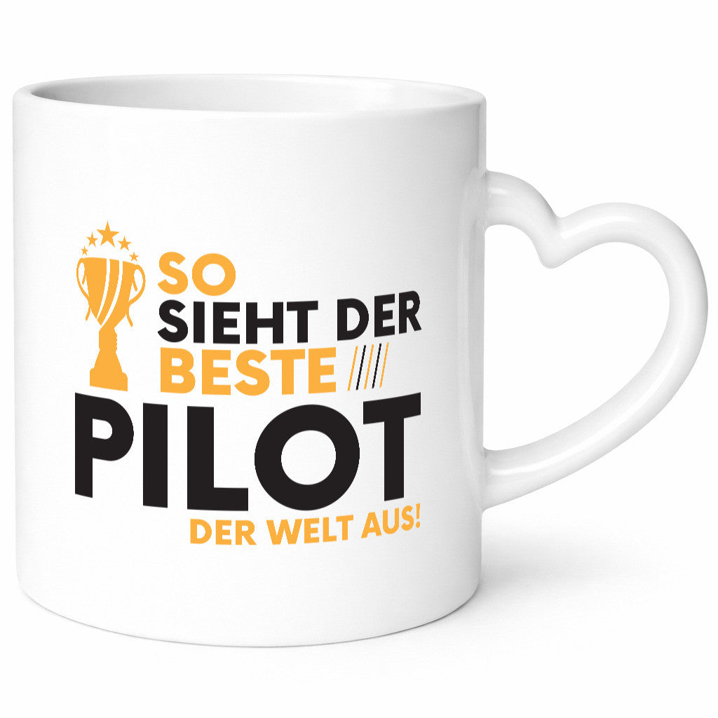 Der Weltbeste Pilot | Flugzeug Piloten Humor Geschenkidee Tasse