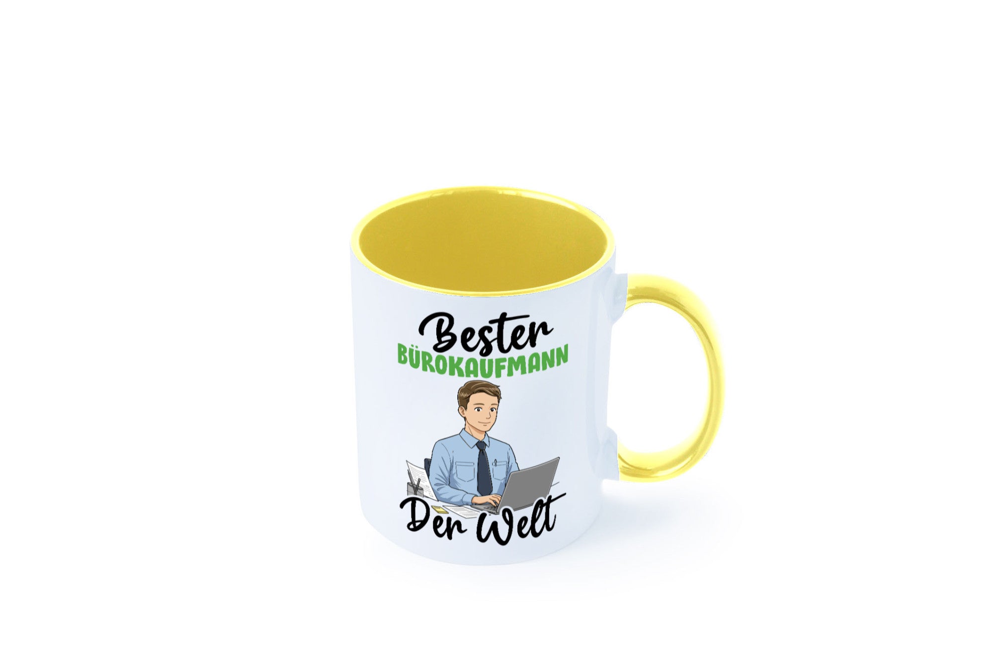 Bester Bürokaufmann | Kaufmann v2 lustig Arbeit Kollegen Büro Geschenk Tasse