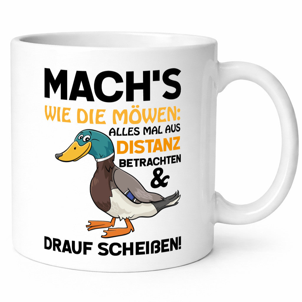 Scheiß drauf Geschenk Humor Geschenkidee lustiger Spruch Tasse