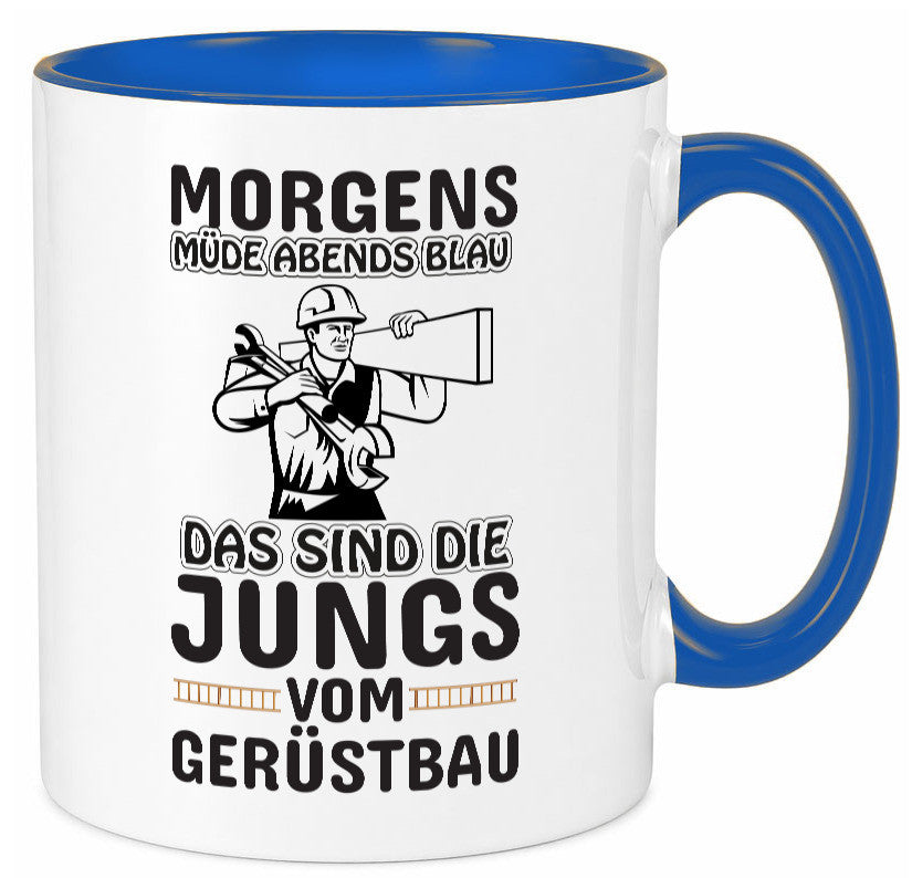 Jungs vom Gerüstbau | Gerüstbauer Tasse Baustelle Geschenk Humor Geschenkidee