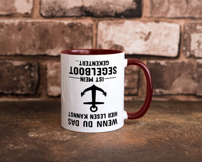 Segler Tasse | Segelboot Humor Kapitän Spruch Witz Geschenkidee