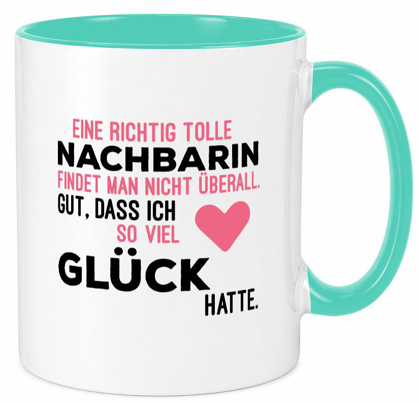 Tolle Nachbarin | Freundschaft gute Nachbarschaft Humor Geschenkidee Tasse