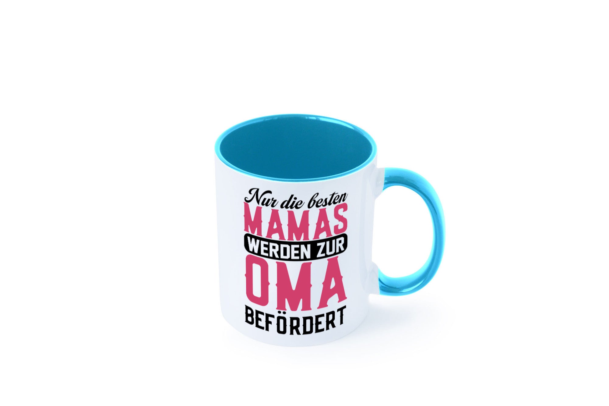 Beste Mama wird zur Oma befördert | Großmutter lustiger Spruch Geschenk Familie