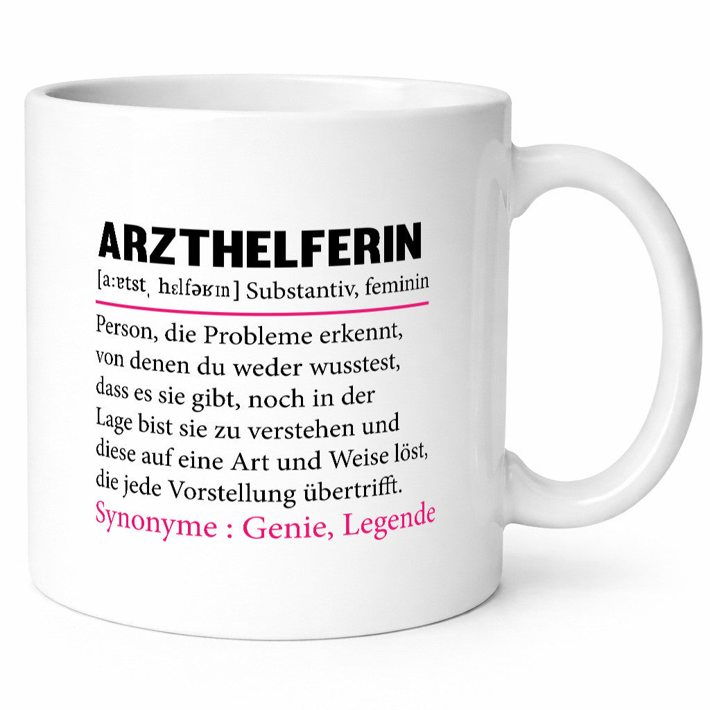 Arzthelferin | Beruf Fachangestellte Medizin lustiger Spruch Geschenk Arbeit