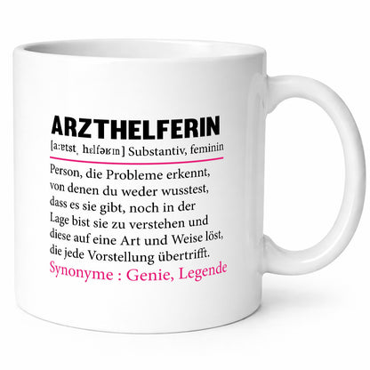 Arzthelferin | Beruf Fachangestellte Medizin lustiger Spruch Geschenk Arbeit