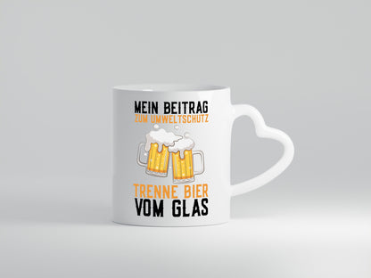 Beitrag zum Umweltschutz | Biertrinker Party Pils lustiger Spruch Geschenk
