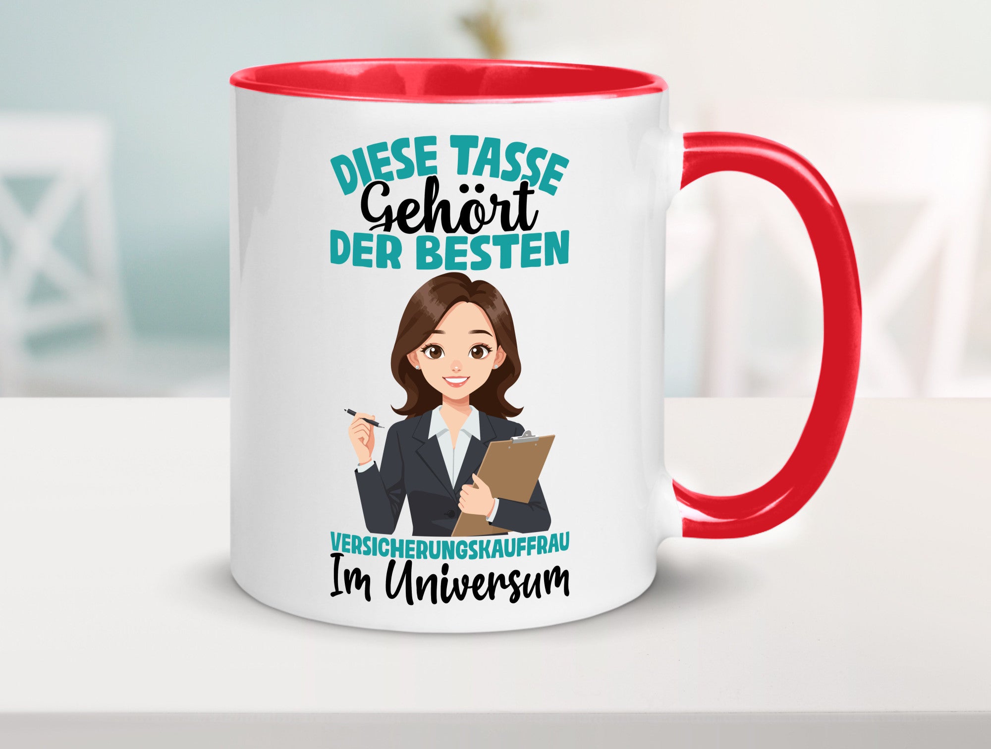 Im Universum: Versicherungskauffrau | Kauffrau lustig Humor Geschenkidee