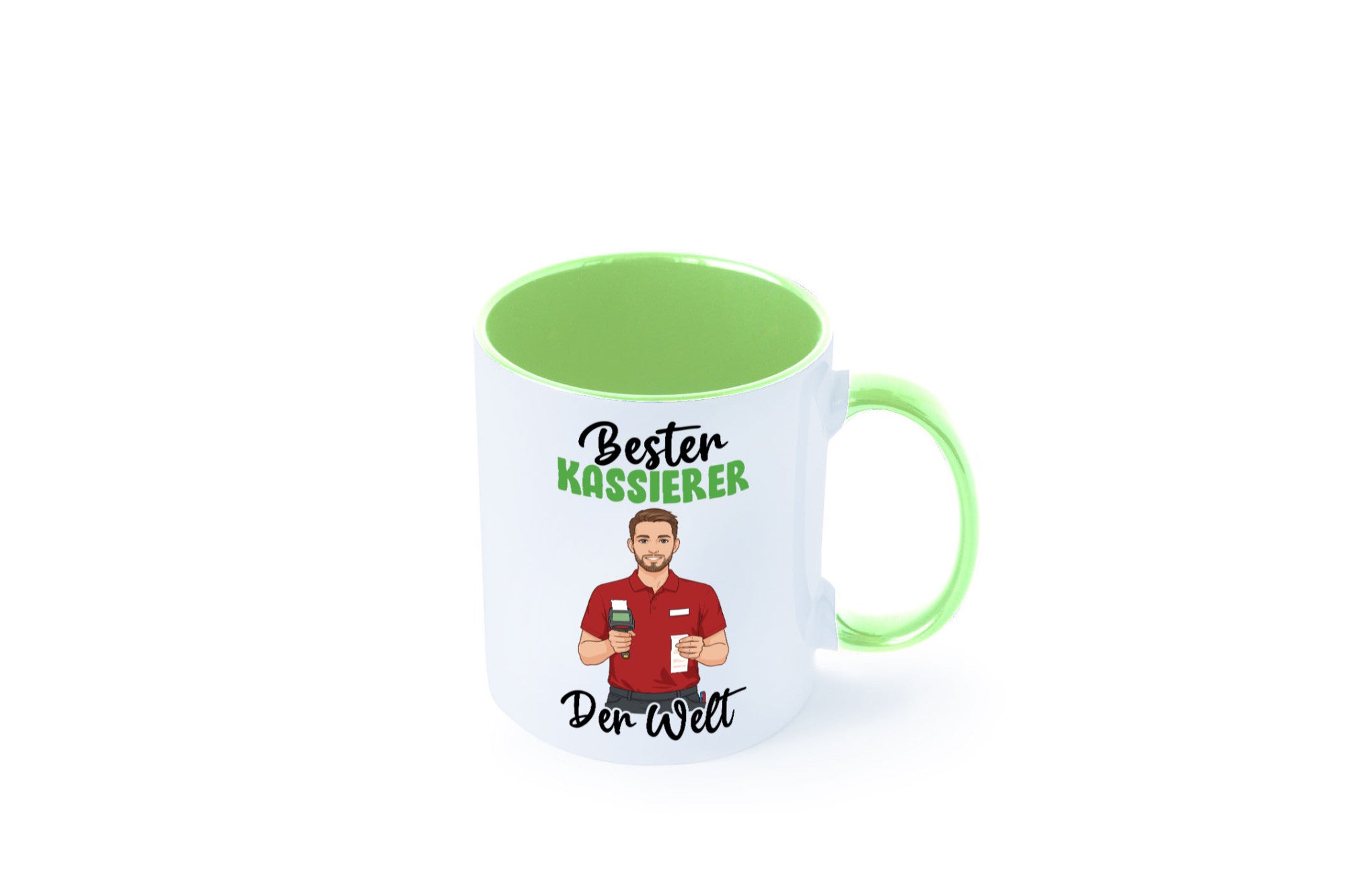 Bester Kassierer v2 Geschenkidee Humor Tasse