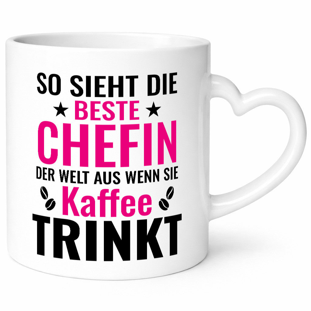 Kaffee trinkt: Chefin | Führungskraft Vorgesetzte Humor Arbeit Kollegen Büro