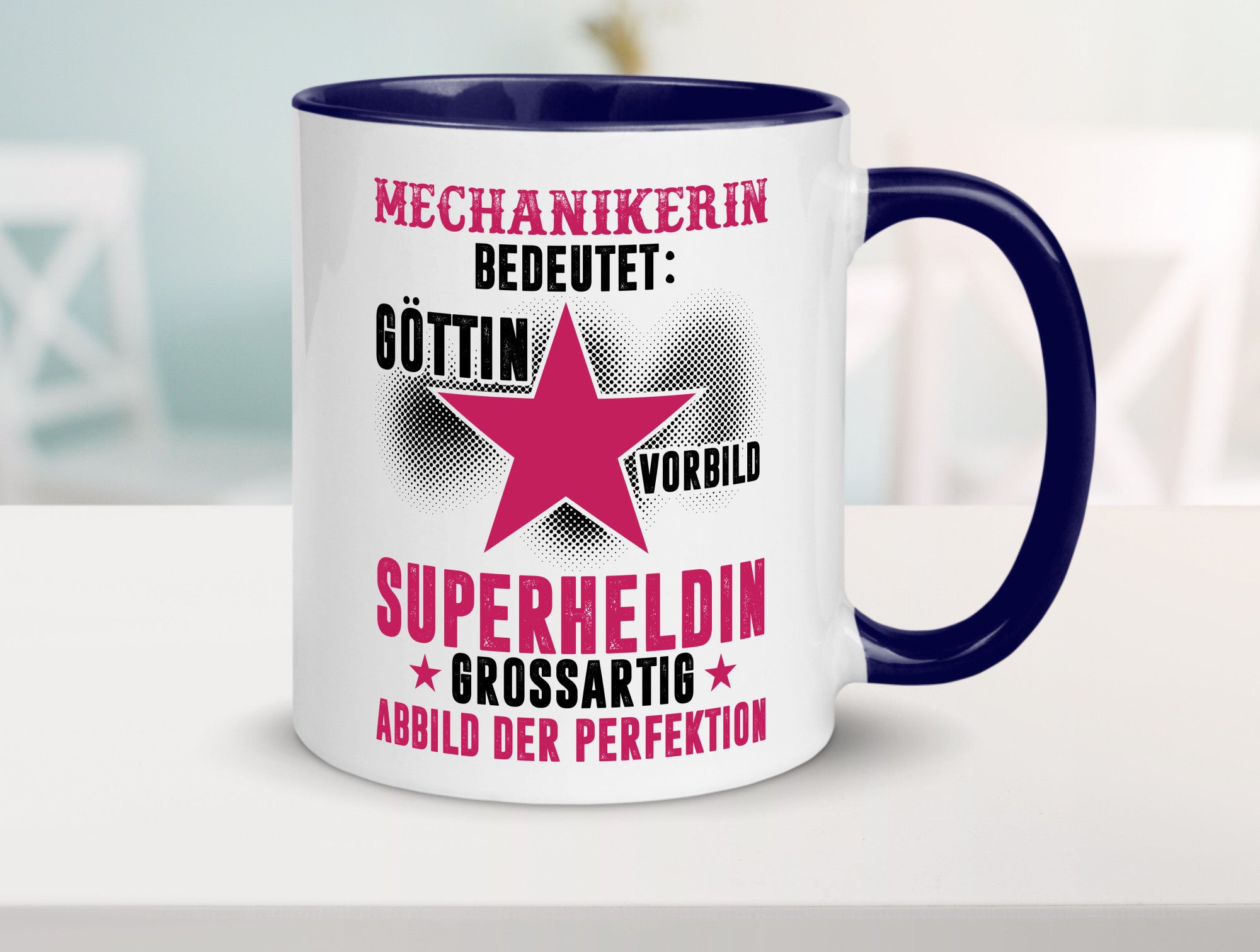 Bedeutung von Mechanikerin | KFZ Geschenkidee Humor Tasse