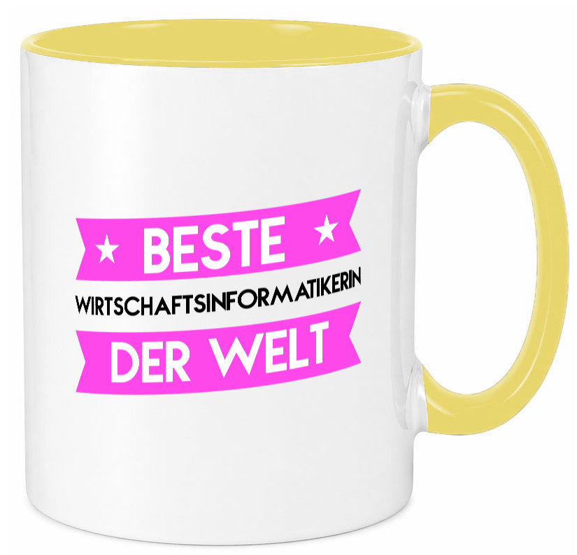 Beste Wirtschaftsinformatikerin | Wirtschaft Informatik Humor Geschenkidee Tasse