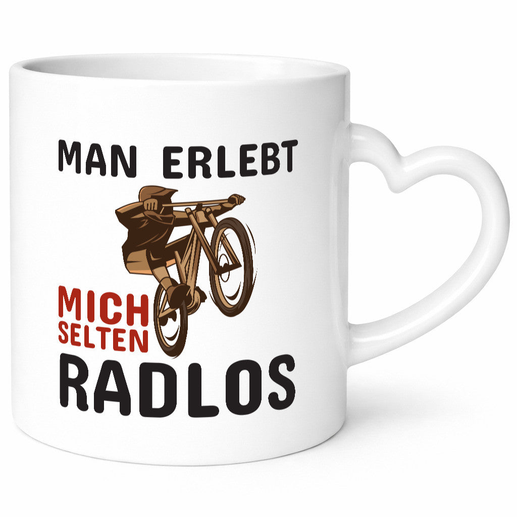 Selten Radlos | Spruchtasse Fahrrad Männer Humor lustiger Spruch Geschenk