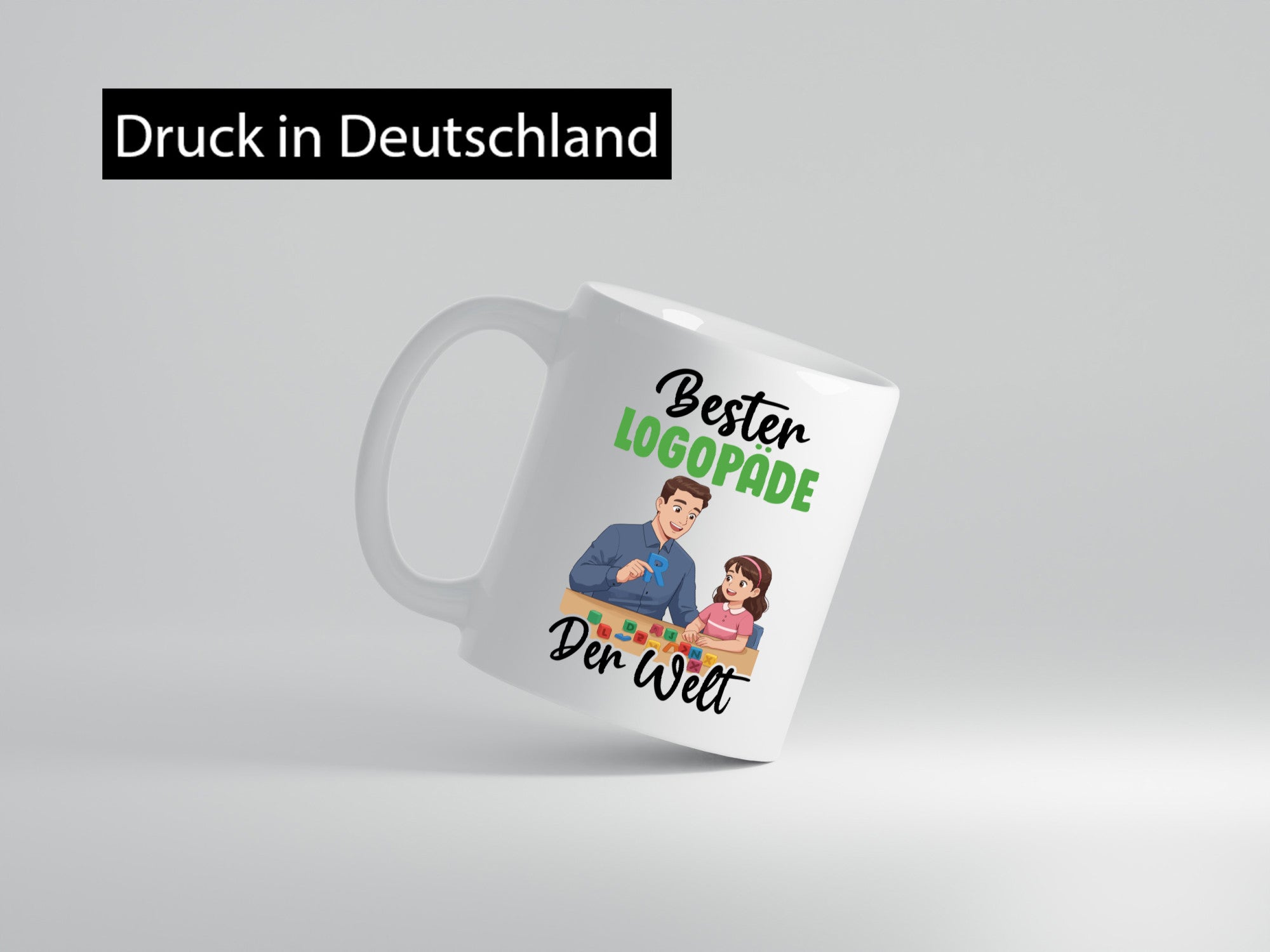 Bester Logopäde | Sprachtherapie v2 Geschenkidee Humor Tasse