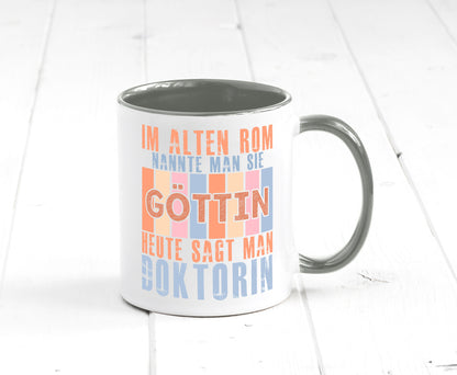 Heute sagt man: Doktorin | Doktorand Doktortitel Geschenk Humor Geschenkidee