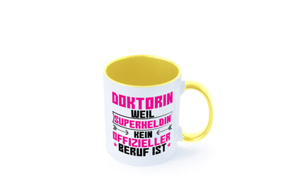 Superheldin Doktorin | Doktorand Doktortitel Geschenkidee Humor Tasse