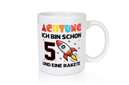 5. Geburtstag | Rakete Weltraum 5 Jahre Galaxy lustig Geschenkidee Geschenk