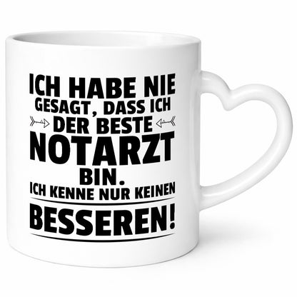 Der Beste Notarzt | Arzt lustig Humor Geschenkidee Geschenk Tasse