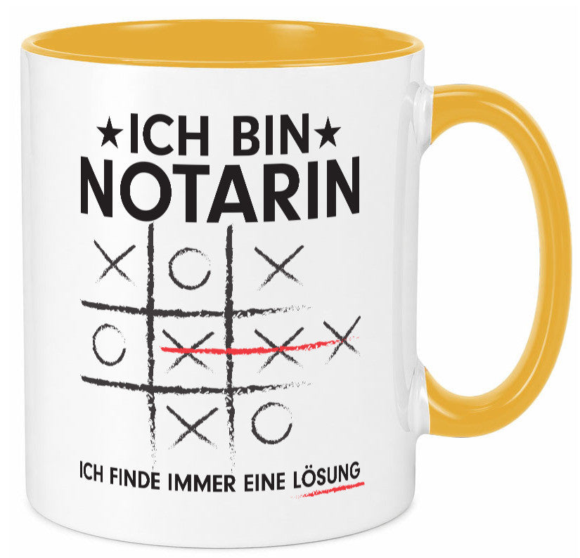 Löse Probleme: Notarin | Juristin Geschenk Humor Geschenkidee lustiger Spruch Tasse