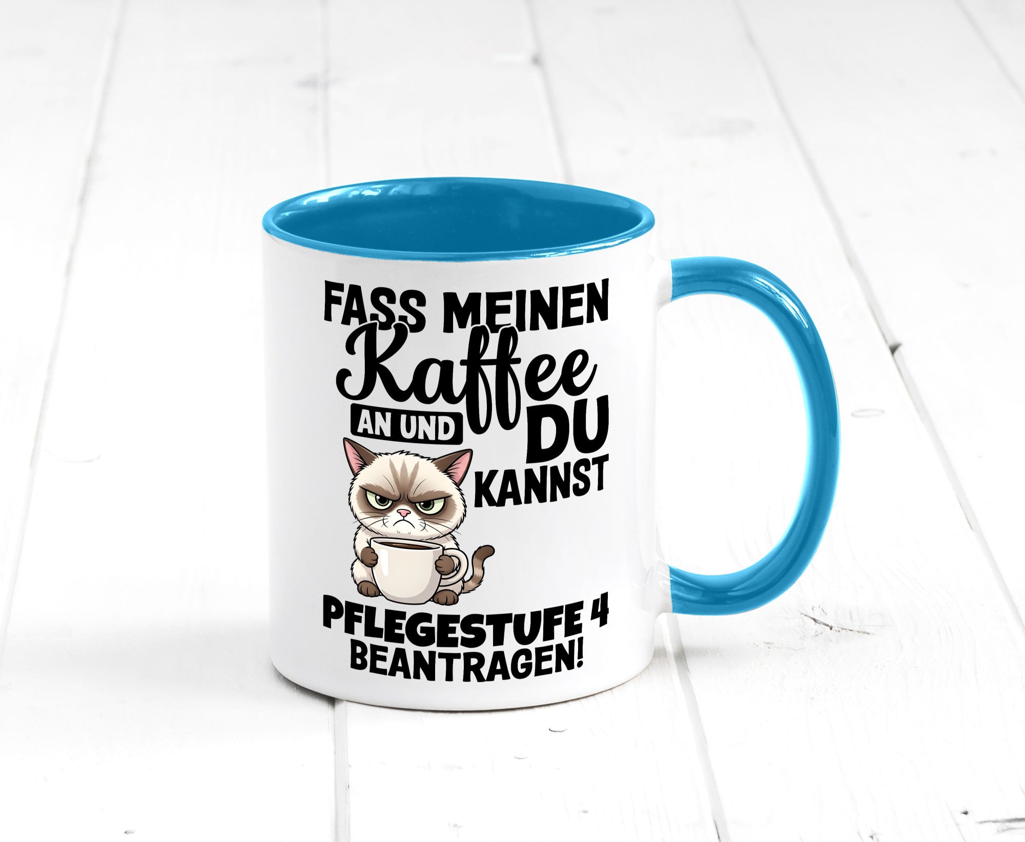 Fass meinen Kaffee an | Pflegestufe 4 Krankenschwester v3 Geschenkidee Humor