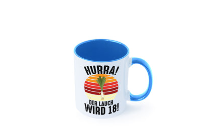Hurra der lauch wird 18 | 18. Geburtstag Ehrentag lustiger Spruch Geschenk