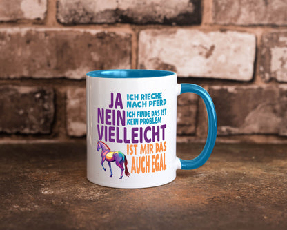 Ja ich Rieche nach Pferd | Reiten Pferdestall lustiger Spruch Geschenk Humor