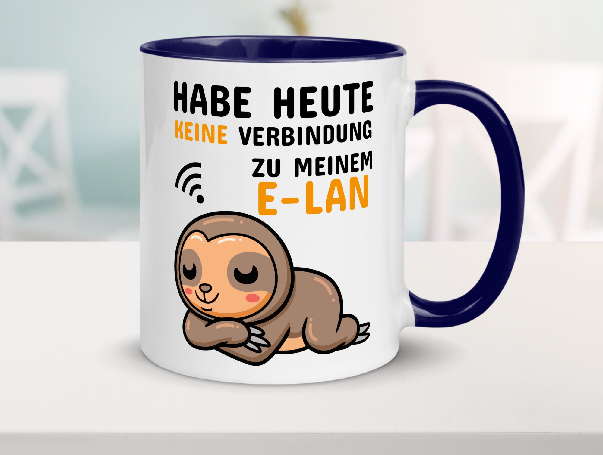 Keine Verbindung lustig Humor Geschenkidee Geschenk Tasse