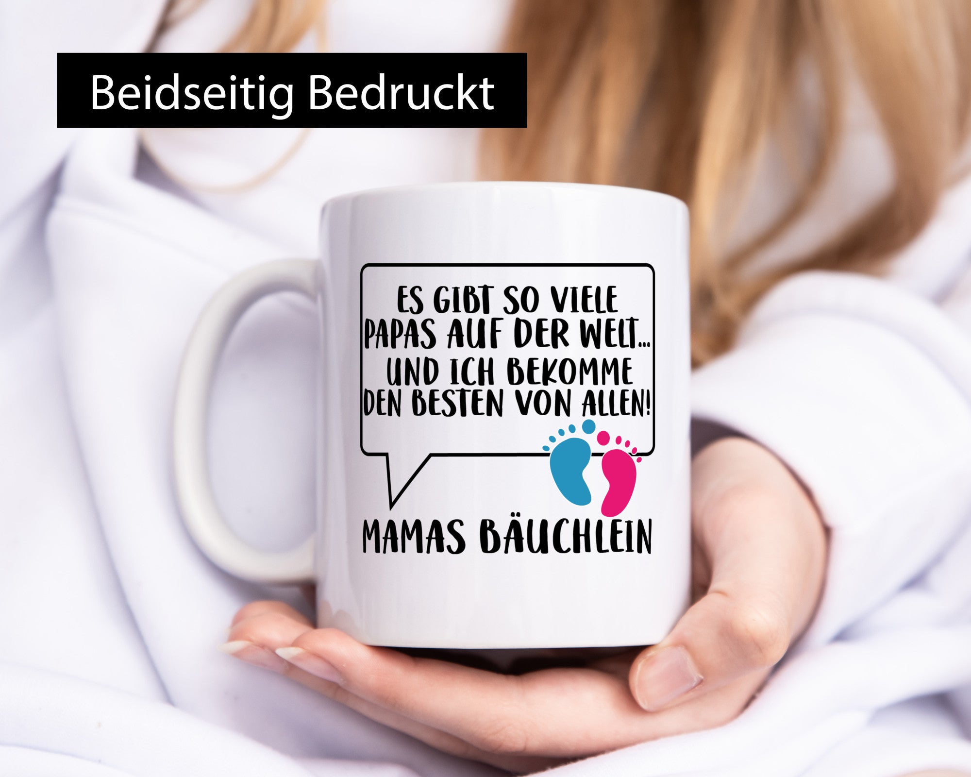 Mamas Bäuchlein | Vaterschaft Tasse werdender Papa lustig Familie Geschenkidee