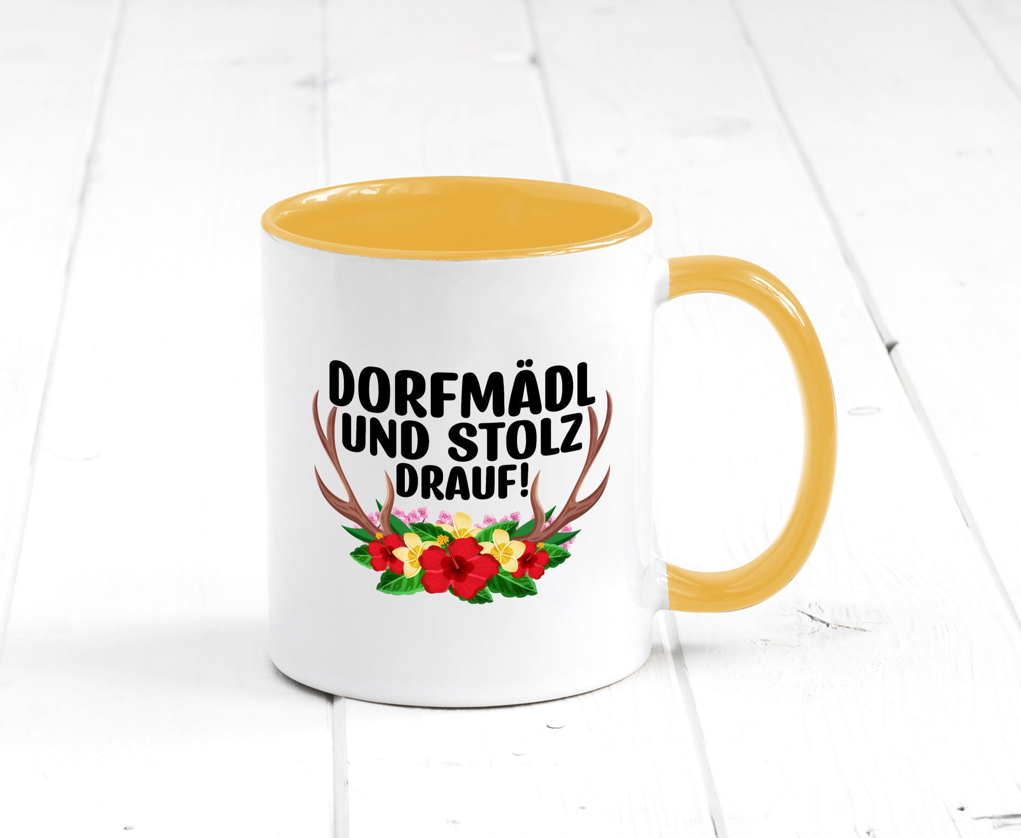 Dorfmädel und stolz drauf | Dorfkind Dorf v2 Geschenkidee Humor Tasse