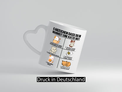 Katze Comic | Katzenbesitzer Tasse lustiger Spruch Geschenkidee Tierliebhaber