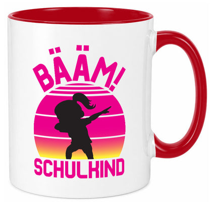 Bääm Schulkind | Einschuldung Schulanfang Geschenkidee Humor Tasse