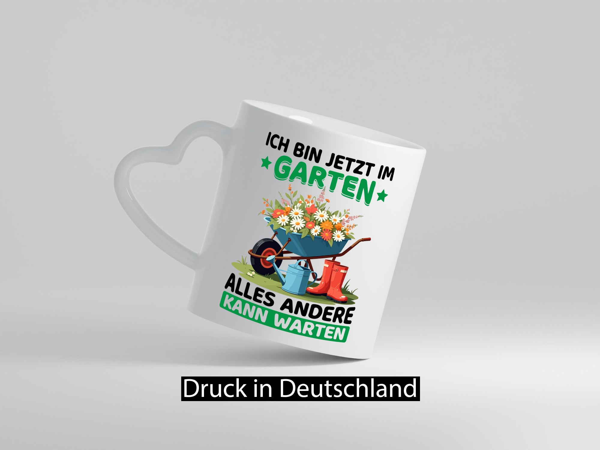 Im Garten alles andere kann warten | Gärtner Gartenarbeit Geschenk Arbeit