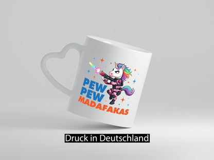 Pew Madafakas vl9 Humor Geschenkidee Tasse