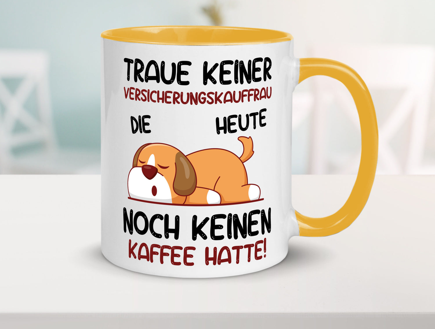 Traue keiner Versicherungskauffrau | Kauffrau Geschenk Humor Geschenkidee