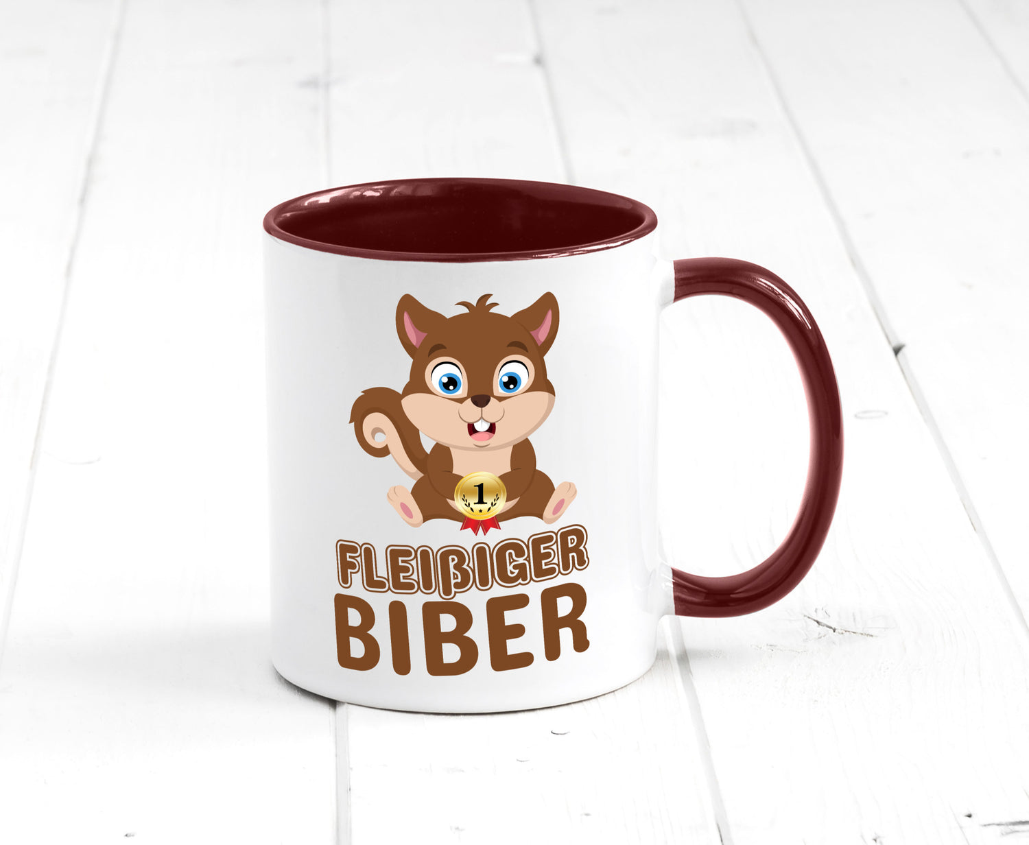 Fleißiger Biber | Motiv Tasse Kinder Geburtstag lustig Geschenkidee Geschenk