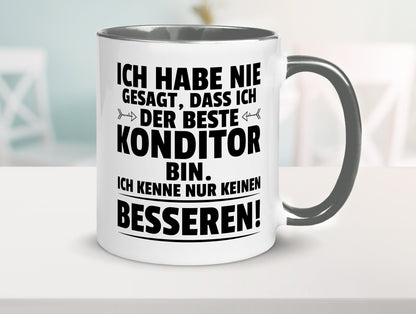 Der Beste Konditor | Konditorei Geschenkidee Humor Tasse