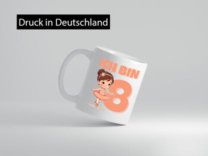 8 Geburtstag | Jahre Ballerina Mädchen Ballet Geschenk Geschenkidee lustiger