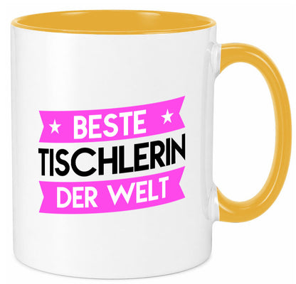 Beste Tischlerin | Tischlerei lustiger Spruch Geschenk Humor Geschenkidee Tasse
