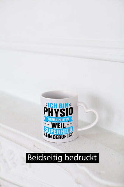 Physio Therapeut | Superheld Arbeit lustig Kollegen Büro Geschenk Tasse