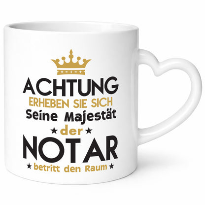 Seine Majestät Notar | Jurist Humor Geschenkidee Tasse