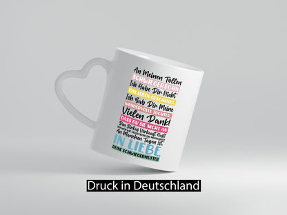 An meinen tollen Schwiegersohn vl10 Humor Familie Geschenkidee Tasse