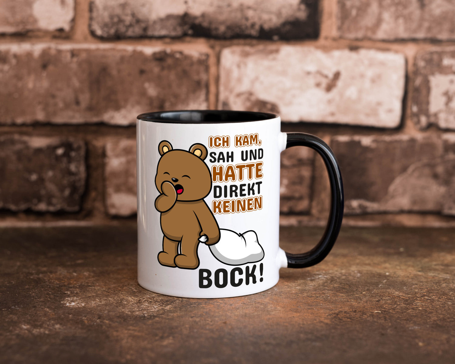 Direkt keinen Bock! | Büro Faultier Morgenmuffel Geschenk Arbeit Kollegen