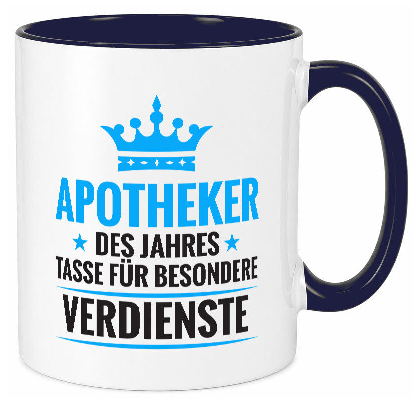 Besonderer Verdienst: Apotheker | Apotheke Pharmazie lustiger Spruch Geschenk