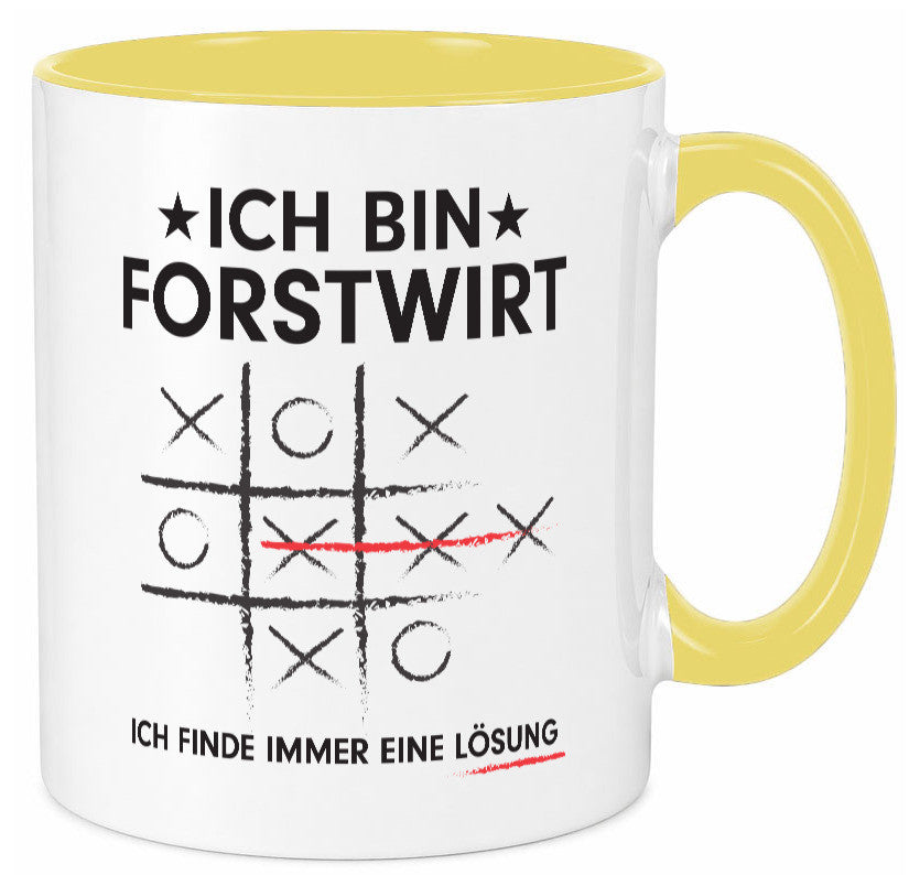 Lösung finden: Forstwirt | Waldarbeiter v2 Geschenkidee Arbeit Kollegen Büro